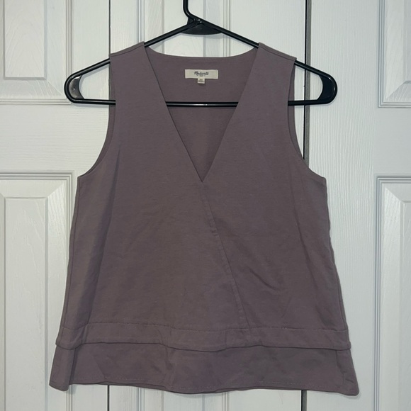 Madewell Across V Neck Tank Top - Picture 1 of 4